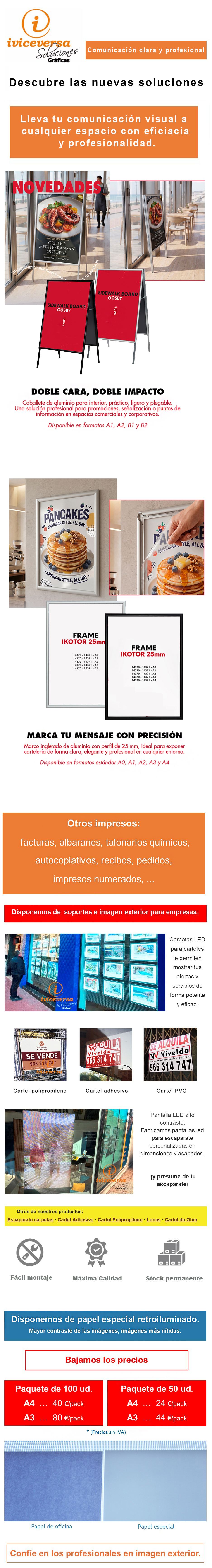 Oferta soporte grafico